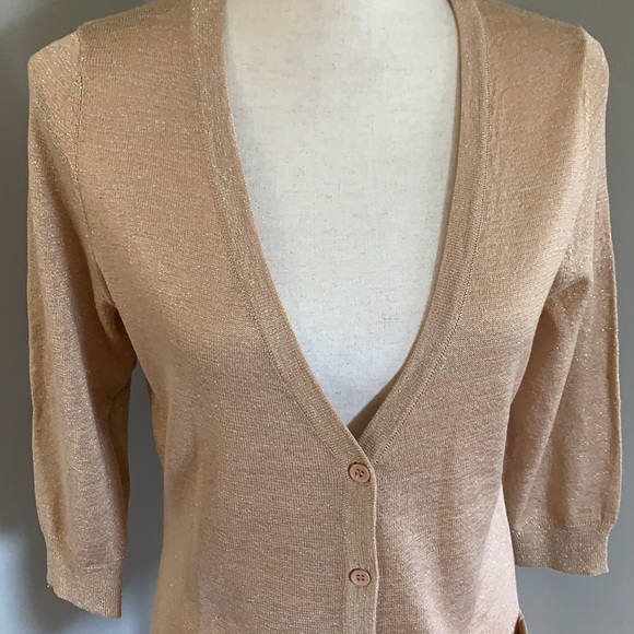 New York & Company cardigan metallic NWT $70 - Picture 2 of 9